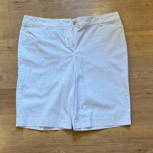 Talbots White Women's Bermudas